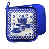 Polish Pottery Oven Mitt, Pot Holder & Kitchen Towel Set