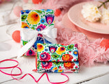Women's Small Polish Folk Art Compact Bifold Pocket Wallet