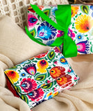 Women's Small Polish Folk Art Compact Bifold Pocket Wallet