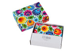 Women's Small Polish Folk Art Compact Bifold Pocket Wallet