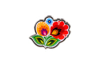 Polish Folk Art Lapel Pin (Flower)