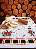 Polish Folk Art Set of 3 Kitchen Towels in Box (Highlanders)