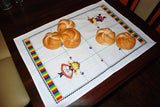 Polish Folk Art Set of 3 Kitchen Towels in Box (Krakow Dancers)
