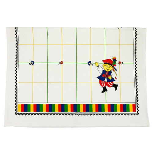 Polish Folk Art Set of 3 Kitchen Towels in Box (Krakow Dancers)