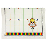 Polish Folk Art Set of 3 Kitchen Towels in Box (Krakow Dancers)