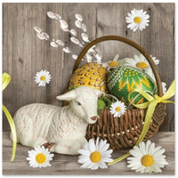 Polish Easter Lamb Luncheon Napkins, Set of 20