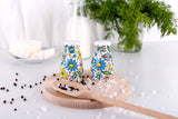 Polish Kashubian Folk Art Salt & Pepper Shaker Set in Box