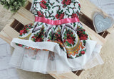 Handmade Baby Girl Toddler Polish Floral Folk Art Dress