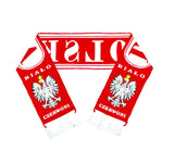 Polska Eagle Soccer Scarf - Bialo Czerwoni Round
