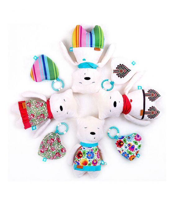 Polish Folk Baby Sleep Soother Toy with White/Pink Noises, Polish Lullabies, Classical Music - Goralka Jagna