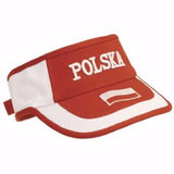 Polish Apparel Red & White Visor - Polska - Taste of Poland
 - 1