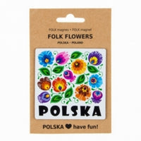 Polish Floral Folk Art Magnet - Taste of Poland
 - 1